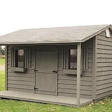 10 x 14 high classic with a 4 foot side porch.